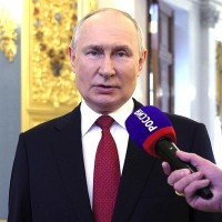 Vladimir Putin intervistato sulla scomparsa di Berlusconi