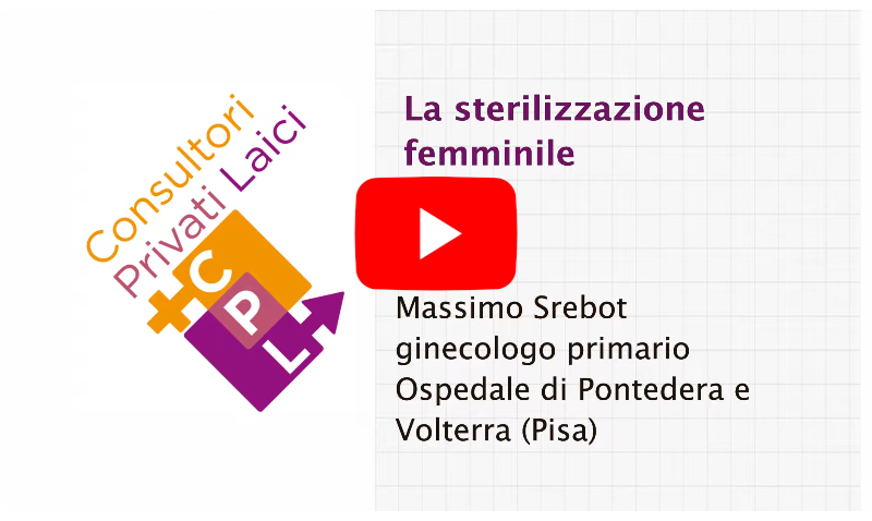 Immagine di copertina del video YT sulla sterilizzazione femminile