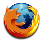 Firefox logo rotante