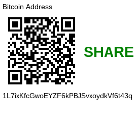 Paper wallet qrcode Public key