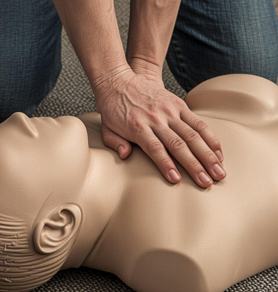 Rianimazione con un manichino generata dall'AI