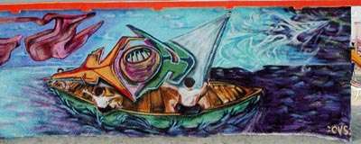 Particolare Lido, Barca © NES (Milano), SCARE, PINZI, MANNARO